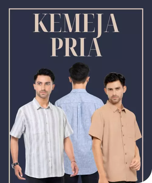 kemeja pria hassenda