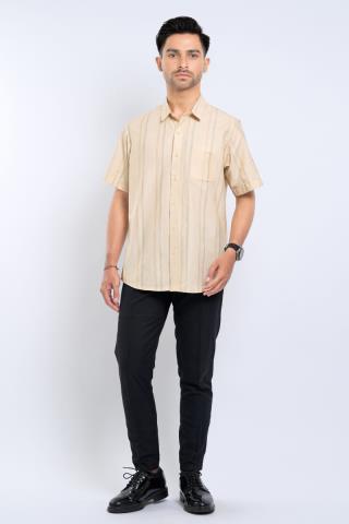 Hassenda Kemeja Pria Pendek Jesse Pale