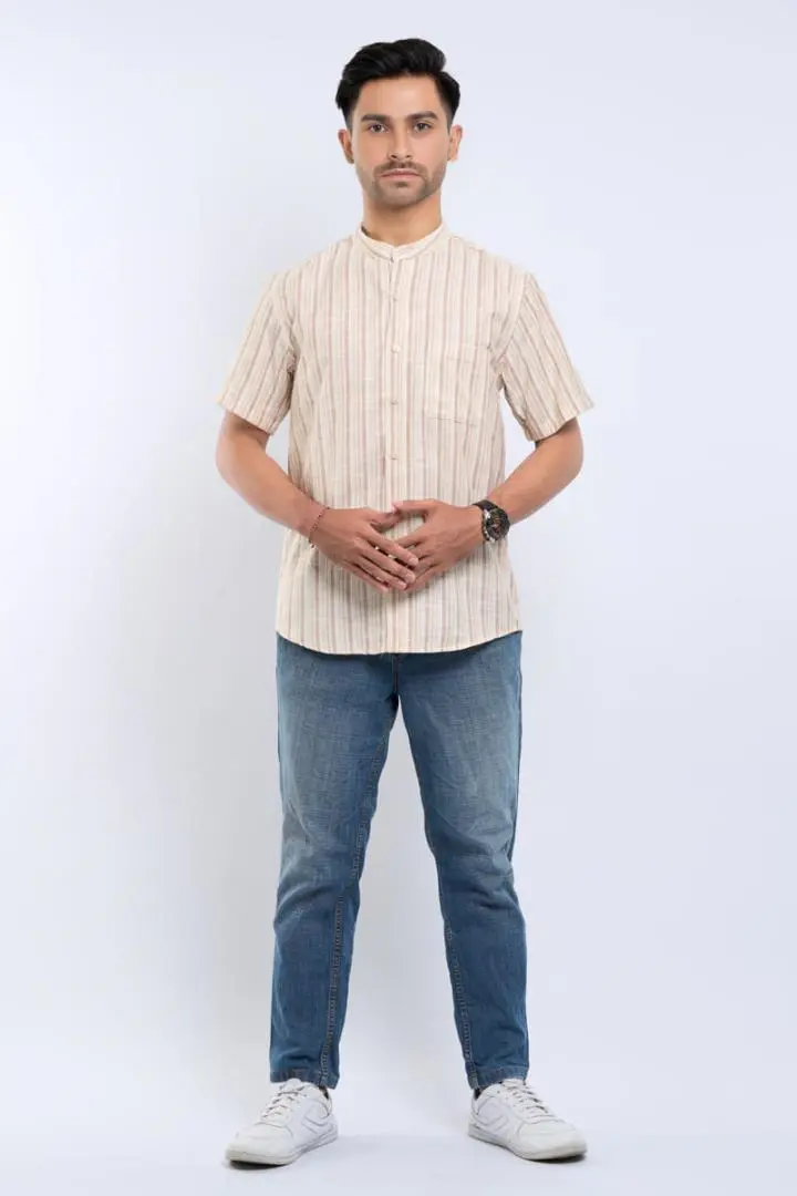 Hassenda Baju Koko Pria Pendek Adzra Pale