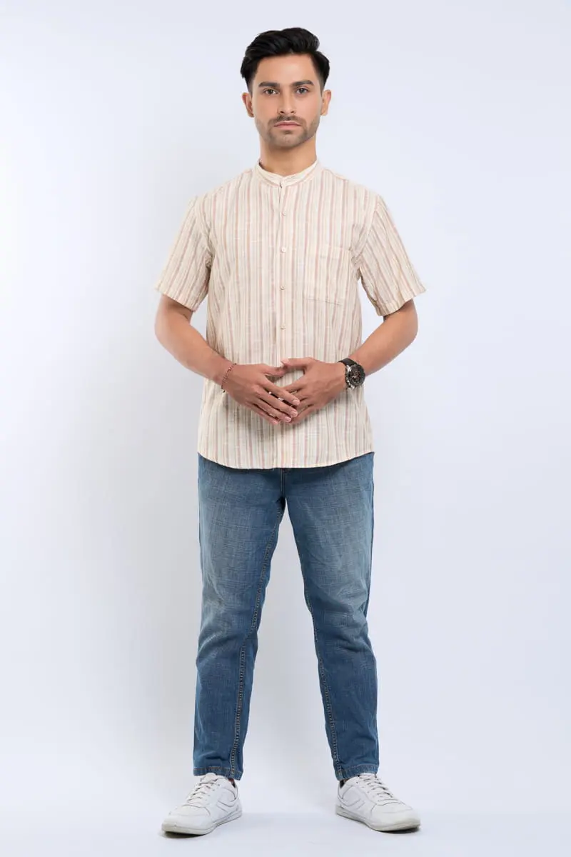 Hassenda Baju Koko Pria Pendek Adzra Pale