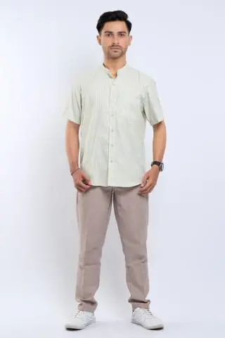 Hassenda Baju Koko Pria Pendek Adzra Pastel