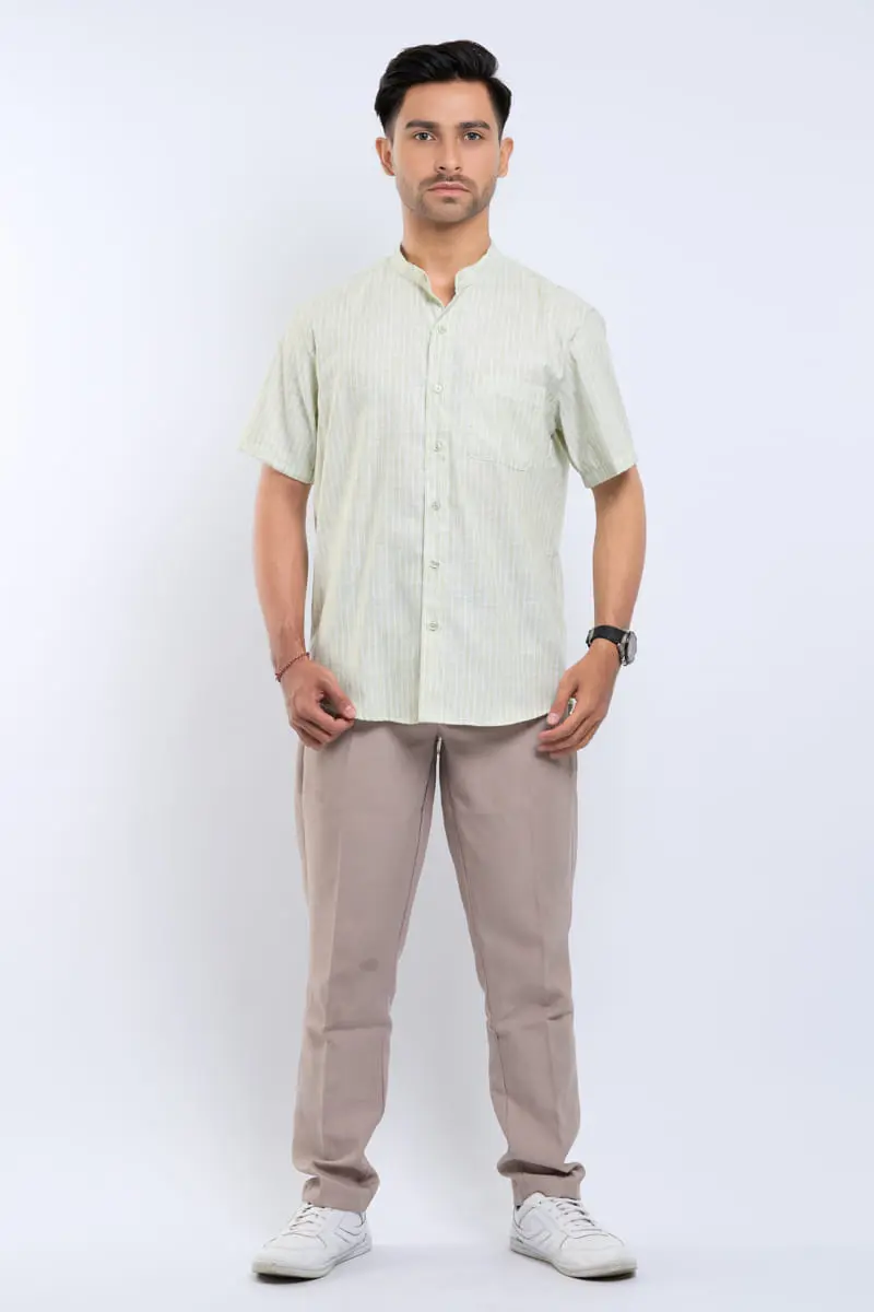 Hassenda Baju Koko Pria Pendek Adzra Pastel