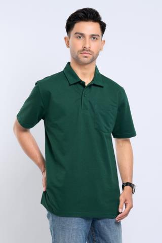 Baverre Man by Hassenda - Kaos Polo Pria Katun Draco Forest