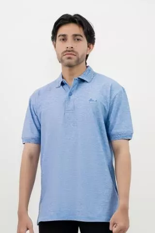 Hassenda Kaos Polo Polos Katun Lengan Pendek Jack Blue