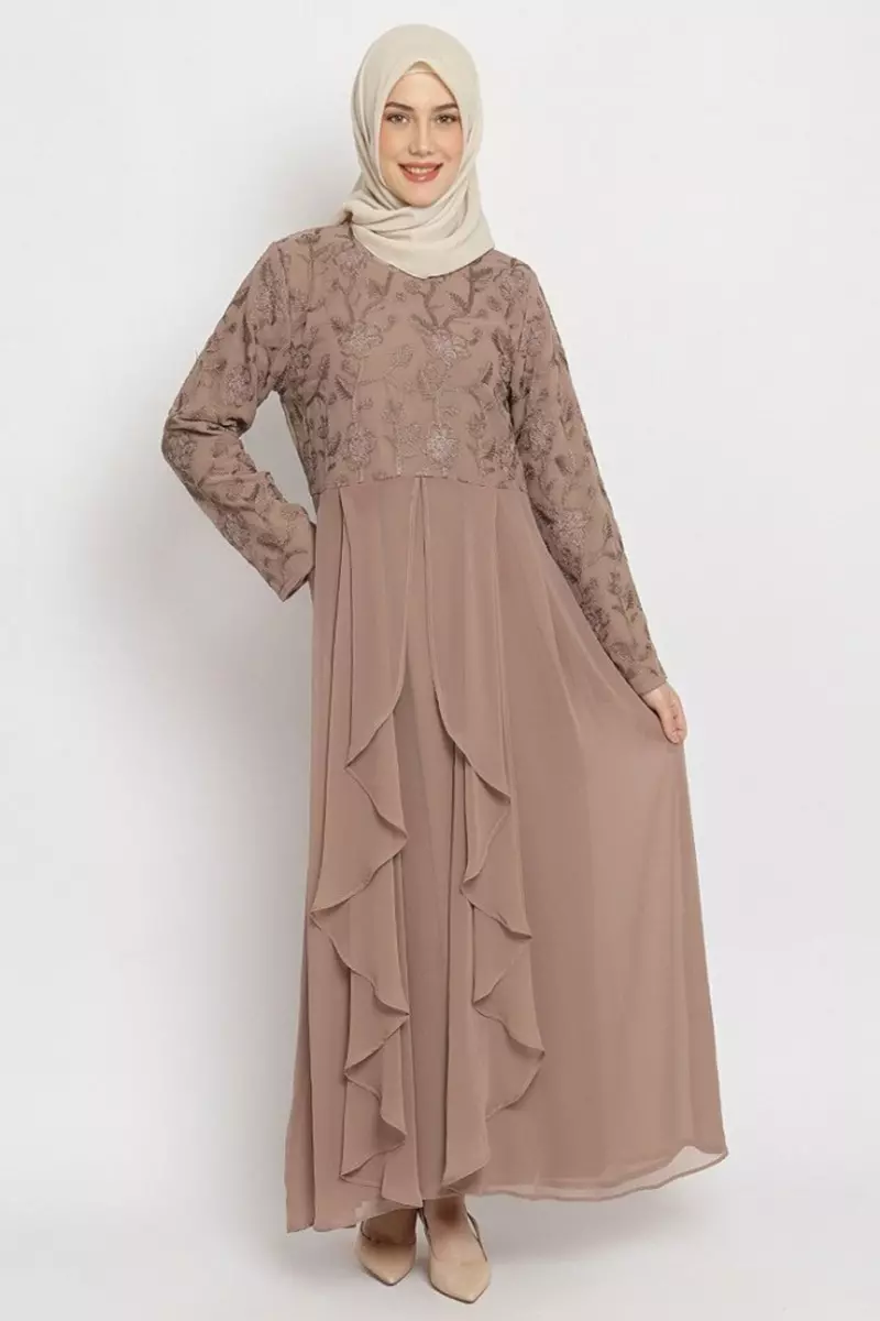 Puricia Gamis Wanita Yashbi Mocha