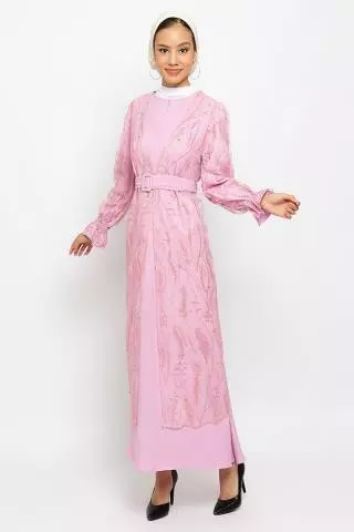 Puricia Gamis Wanita Hawa Pink