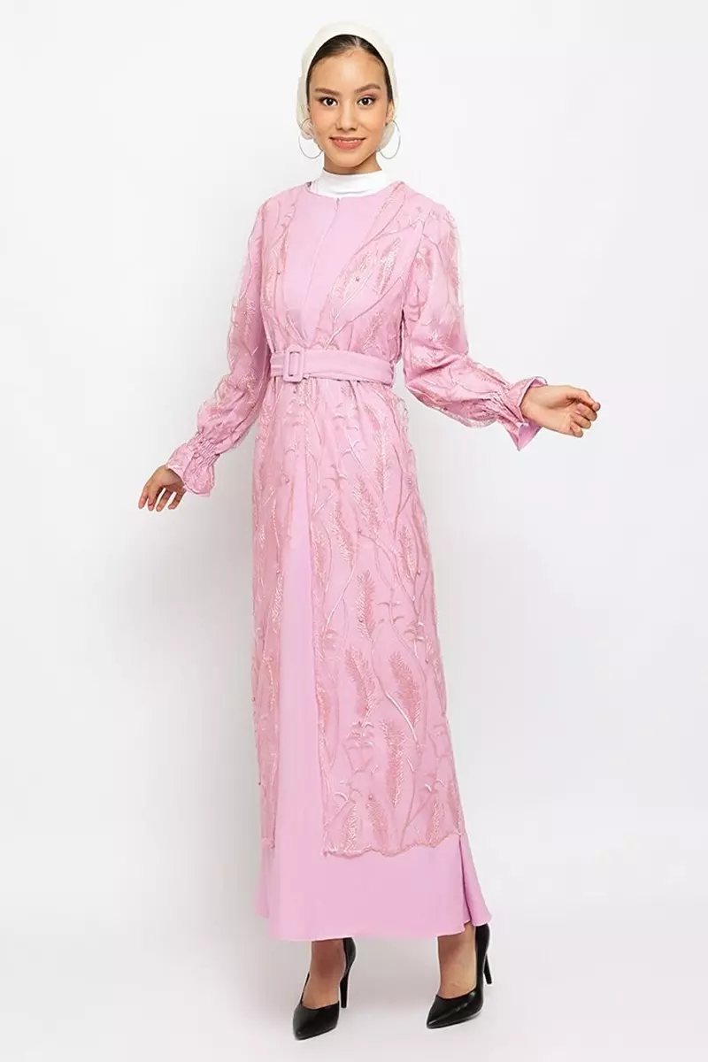 Puricia Gamis Wanita Hawa Pink