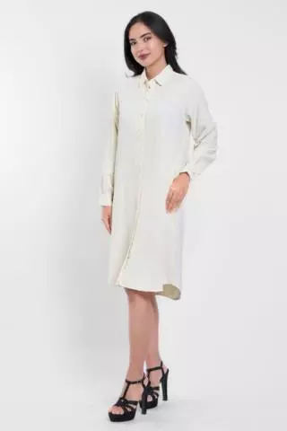 Puricia Midi Dress Davina Dress Premium White