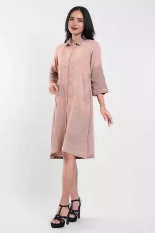 Puricia Midi Dress Fara Dress Premium Choco