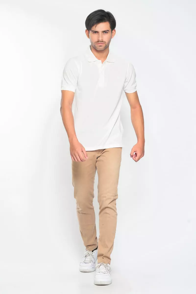 Hassenda Kaos Polo Shirt Arsen Putih