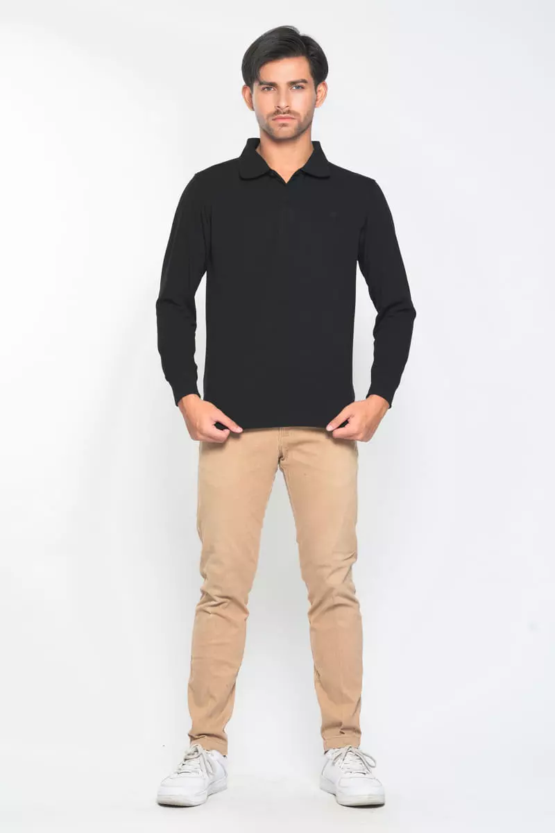 Hassenda Kaos Polo Shirt Arsenio Hitam