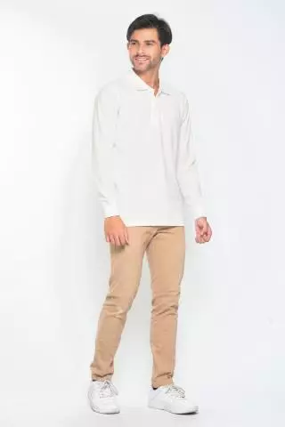 Hassenda Kaos Polo Shirt Arsenio Putih