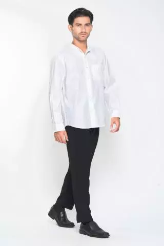 Hassenda Baju Koko Muslim Afif Putih