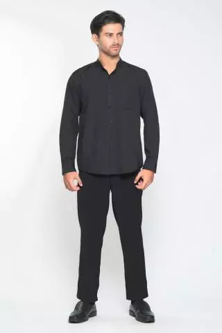 Hassenda Baju Koko Muslim Afif Hitam