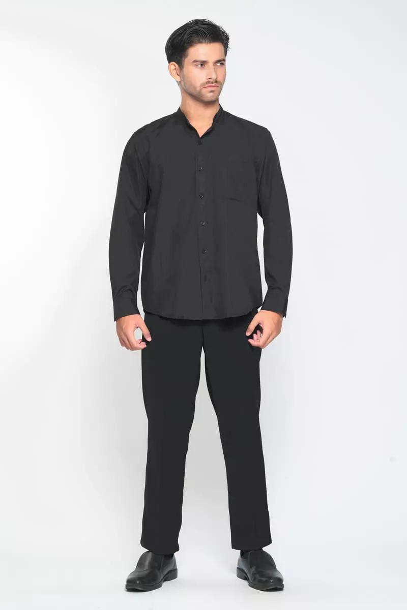 Hassenda Baju Koko Muslim Afif Hitam