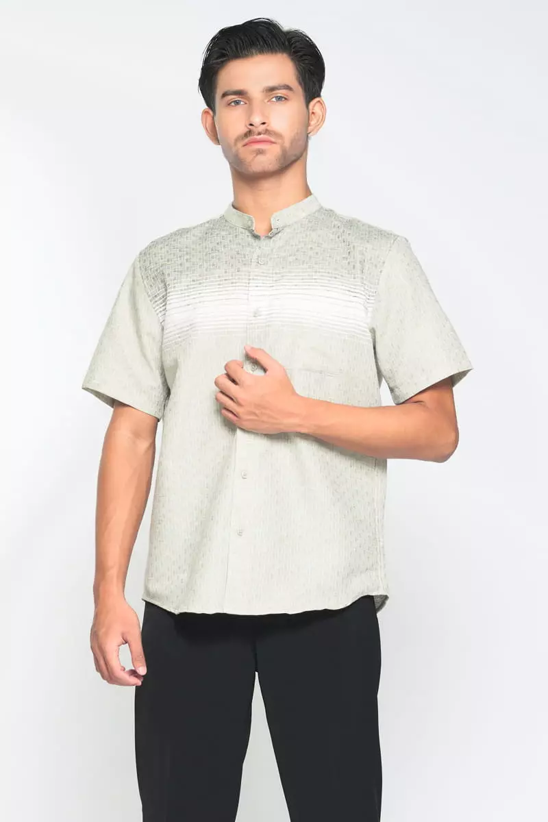 Hassenda Baju Koko Muslim Pria Kiesh Hijau